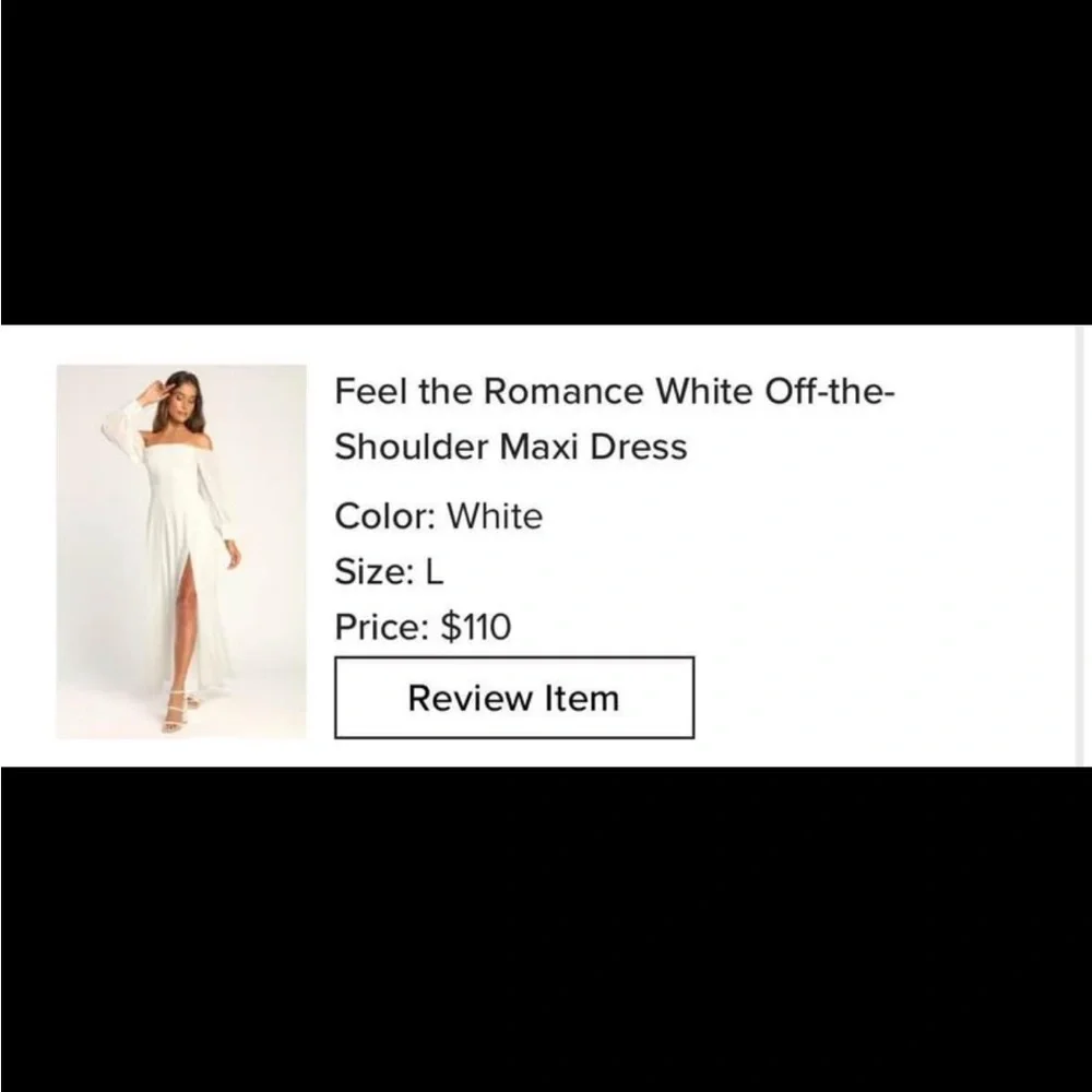 Lulu’s Bridal Dress NWT Size LG - Picture 8 of 9